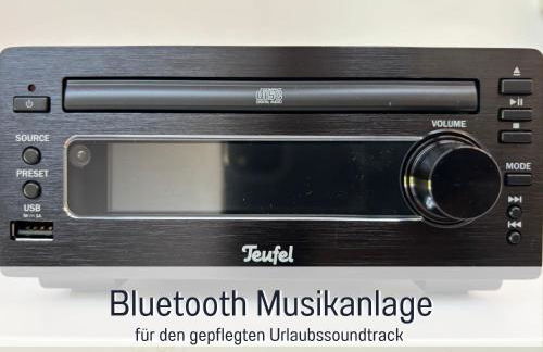 Landloft Linum - Ausgebaute Scheune mit Aussicht, Naturpool, Kamin, Sauna, Luxusausbau, handverlesene MidCentury Möbel & Kunst - Photo 60