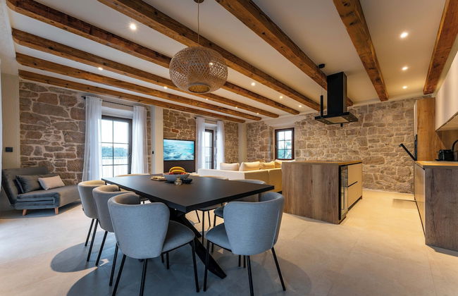 Sea front Villa Draga - infinity pool - Foto 15