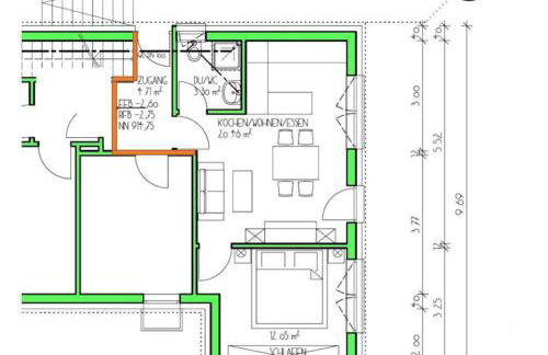 Ferienwohnung mit eigenem Garten und Bergblick - Foto 7
