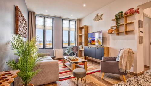 VILLA 139 LA VAGUE - FRONT DE MER - appartement contemporain et terrasse sur cour - 2 à 6 personnes - Rez-de-chaussée - Photo 4