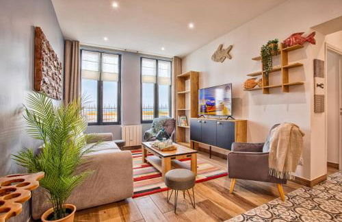 VILLA 139 LA VAGUE - FRONT DE MER - appartement contemporain et terrasse sur cour - 2 à 6 personnes - Rez-de-chaussée - Photo 4