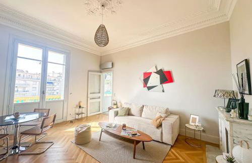 Appartement exceptionnel belle époque avec grande terrasse plein sud - Foto 13