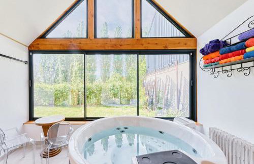 Maison du Passeur du XVIII siècle, classée, Authenticité et Confort avec Jardin SPA en option, proche Giverny, 1 heure de Paris - Foto 17