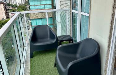 Flat Vista Mar Miolo Praia Canto Piscina Cama Queen Ar - Foto 17