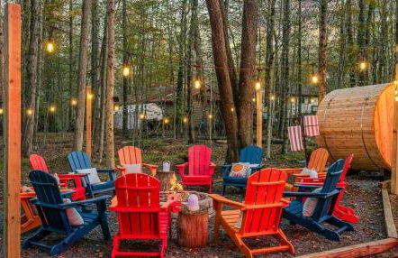 Sleeps 13 Private Sauna Hot Tub Game Room - Foto 54