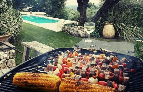villa provençale en pierre avec vue sur la mer, piscine et jacuzzi - Foto 50