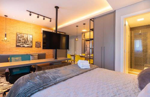 Luxuoso Apto Em Frente Ao Shopping Curitiba - Piscina, Academia e Sauna - Foto 45