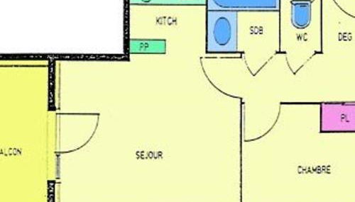 Charmant appart rénové 4 pers, balcon sud, plein centre, proche ski et piscine! - FR-1-342-187 - Foto 2