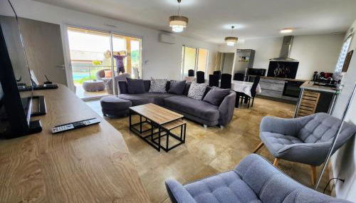 En Ardèche Villa de vacances l'Olympe climatisée avec sa piscine privée et chauffée - Foto 4