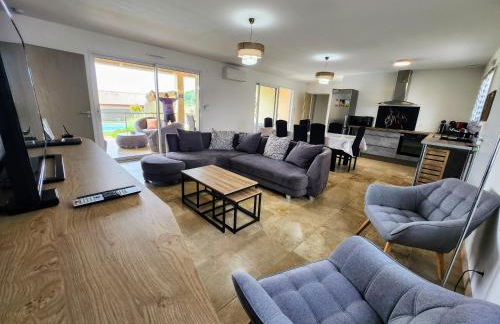 En Ardèche Villa de vacances l'Olympe climatisée avec sa piscine privée et chauffée - Foto 4