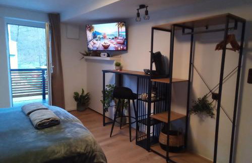 Forest Hill Travel &Work Nettes Apartment mit privatem Eingang Birkenau Mannheim Weinheim Heidelberg - Foto 17