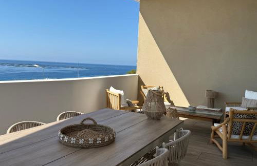 Appartement de luxe type 4 Eden Suite Sanguinaires vue mer avec piscine chauffée résidence Ajaccio - Foto 33