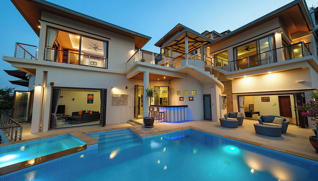 Villa Azure with Infinity Pool - Foto 2, Salón en el vestíbulo