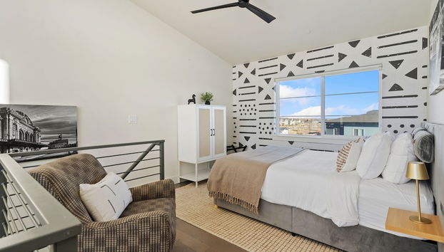 Mountain View Home w/ King Beds & Rooftop Deck - Foto 5, Quarto