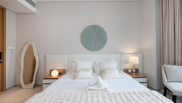 Beachfront 1BR Jumeirah Gate Tower 1 - Foto 4, Habitación