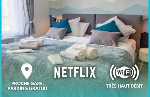 Cocon d'Hiver - Netflix & Wifi - Parking Gratuit - check-in 24H24 - Kit Bébé disponible sur demande - Emplacement Vélos - GoodMarning - Foto 1