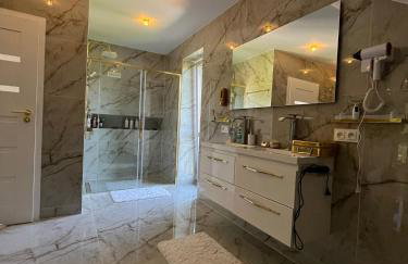 Luksusowa Ekskluzywna willa z sauną,siłownią dużym ekskluzywnym salonem na wyłączność eksluzywny duży dom 2 poziomy-dom nowoczesny styl elegancki 3 łazienki , sypialnia,salon, 2 duże garaże POMYSŁ NA JESIENNO ZIMOWY WYJAZD wolne terminy !! - Foto 43