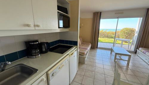 Charmant appartement T2 en rez de jardin terrasse face mer 4 personnes - Foto 4