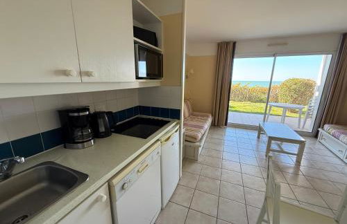 Charmant appartement T2 en rez de jardin terrasse face mer 4 personnes - Foto 4