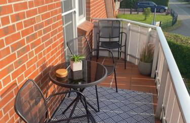 Nessmersiel, Ferienwohnung mit Balkon in Deichnähe, Wallbox, renoviert - Foto 14