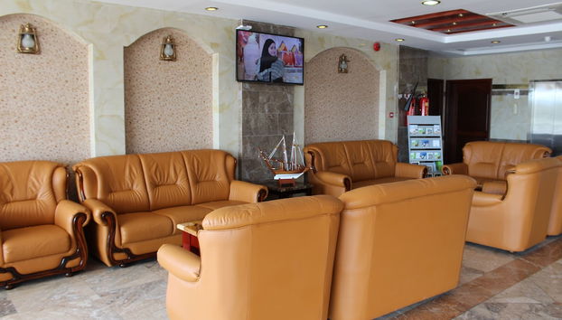 Coin salon dans le hall