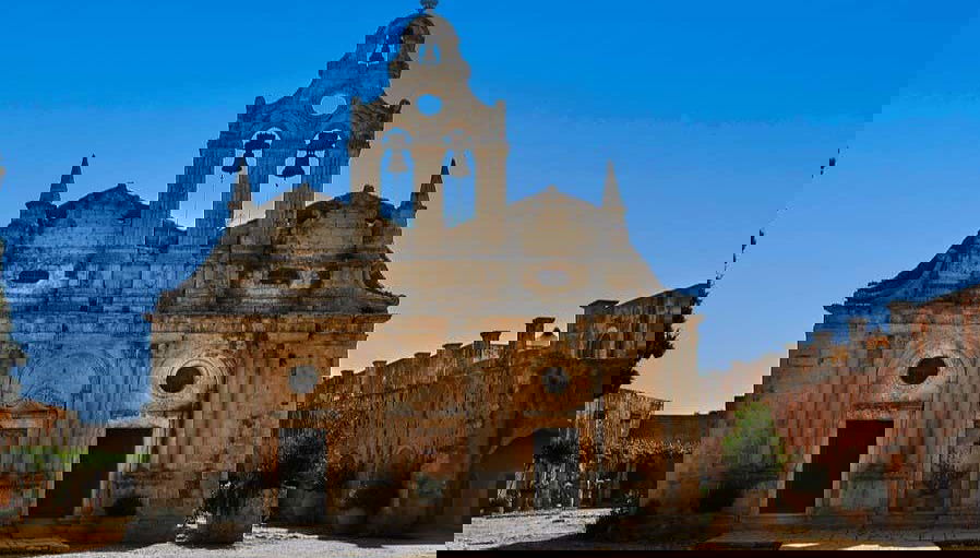 Façade of the Arkadi Monastery