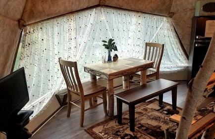 Romantic Glamping Dome in the Catskill Mountains near Woodstock, New York - Foto 11