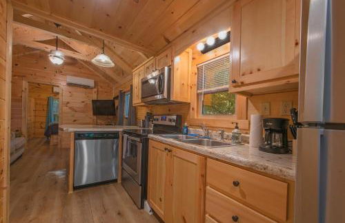 Peggers Cabin Luxury Rustic Tiny Cabin Spa - Foto 23