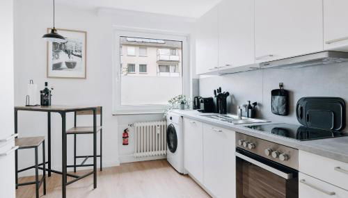 NASA Homes ruhiges Apartment WLAN Arbeitsplatz Balkon Hotelbetten - Foto 3, stove, dishwasher, pet friendly, toaster