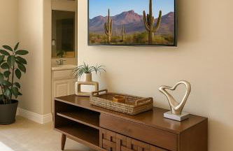 Luxe Palm Springs Villa- Sunset Oasis Private Heated Pool & Spa on Golfcourse - Foto 50