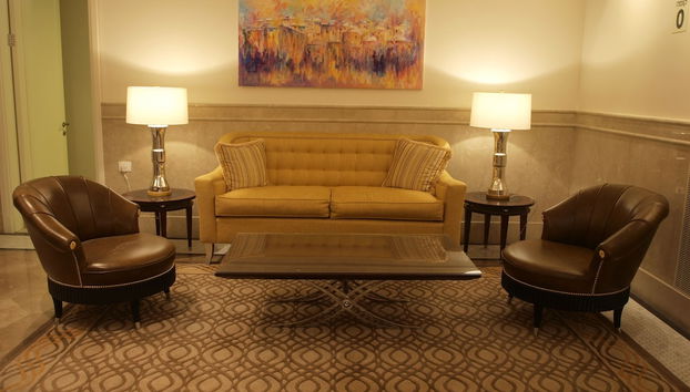 Sala de estar do lobby