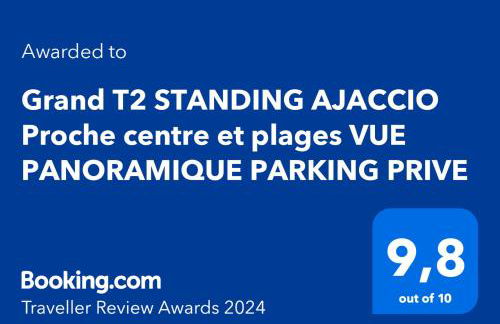 Grand T2 STANDING AJACCIO Proche centre et plages VUE PANORAMIQUE PARKING PRIVE - Foto 42