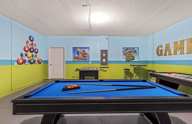 Solterra Resort Davenport FL Clubhouse Area - 7 Bedroom 6 Bath Home with Private Pool Spa - Lazy River 20 min from Disney - Foto 76