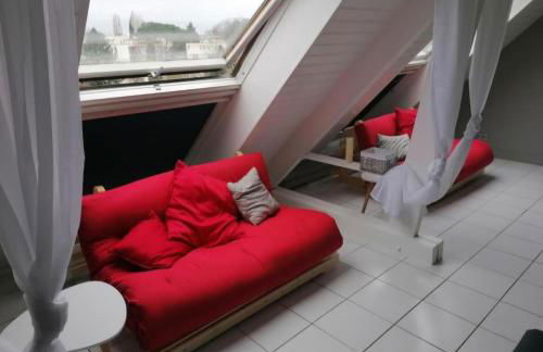 Superbe loft 90m² proche parc expo Nantes (6p) - Foto 6