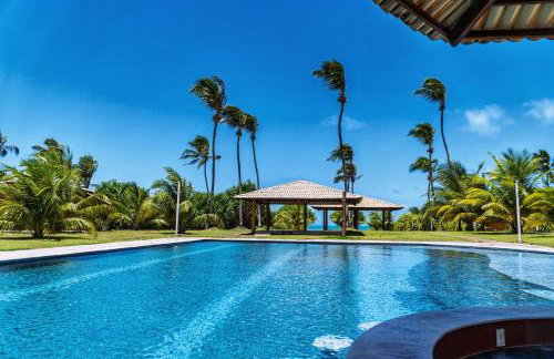 São Miguel do Gostoso RN Casa em Condomínio Piscina Churrasqueira privativas frente ao Mar - Foto 1