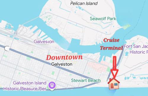 Beachfront House Sleeps 16 Dog Friendly Best Location in Galveston East End - Foto 28