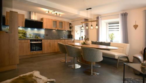 Ferienwohnung Holzebenhof - Foto 5, stove, dishwasher