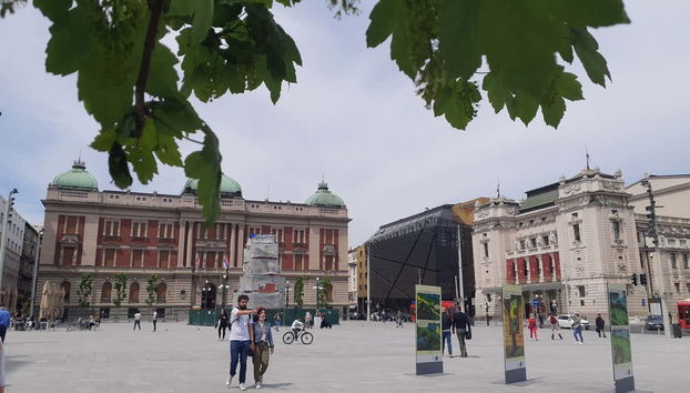 Place de la République à Belgrade