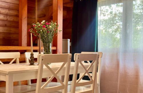 Drewniany zakątek - domek z sauną i balią - Foto 11