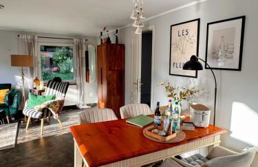 Sunlit Garden - Ruhig am Wald nahe Warnow Rostock - Kamin - Foto 9