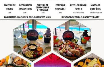 App jacuzzi & piscine privée - loveroom - Suite Emeraude - Foto 11