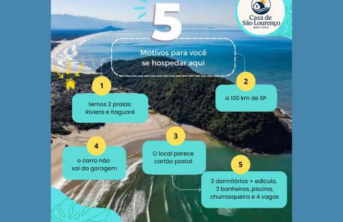 Casa Jd São Lourenço 3 quartos na rua da praia sendo 2 praias - Photo 46