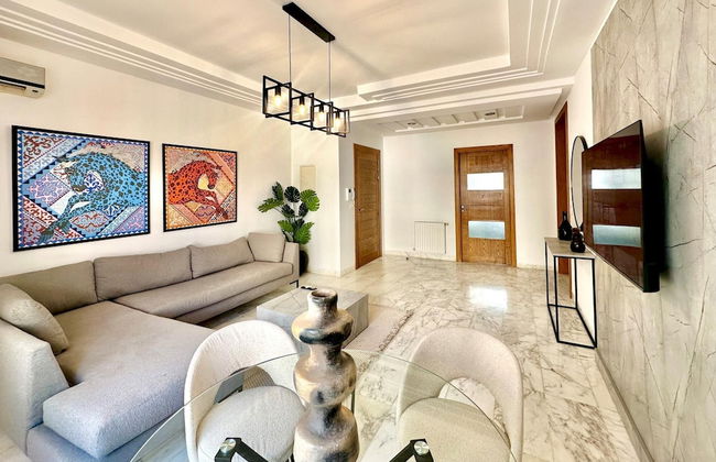 Elyssa Superbe Appartement aux Jardins de Carthage - Foto 8