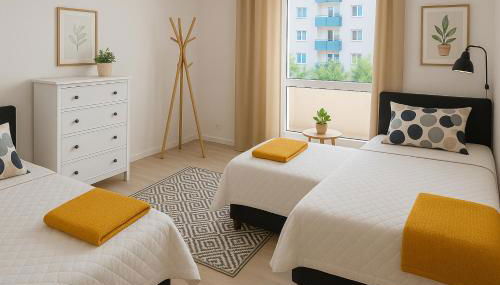 Ideal für Monteure 3 Zimmer Apartment mit Küche, Waschmaschine, Bad, WiFi, Flat TV usw - Foto 5