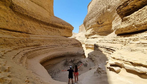 Admirando o Cânion de los Perdidos