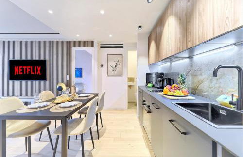 Hyper Centre - Charming duplex - Luxury - Reversible air conditioning - 10 mins from Place MASSENA - Foto 8