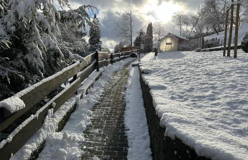 Ferienwohnung am Wald mit Garten & Hot-Tub & Alpakas - Foto 64