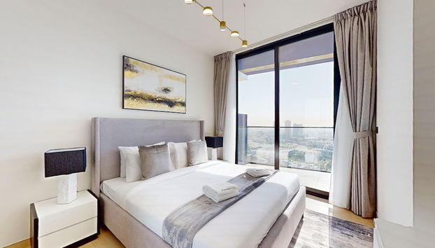 Primestay - 2BR in Binghatti Crest - JVC - Foto 4, Habitación