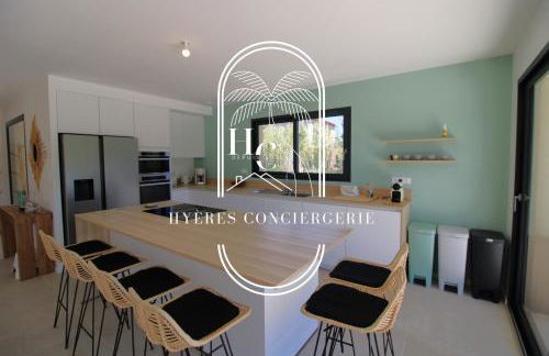 Villa moderne Giens proche plage piscine climatisation Wifi By HC - Foto 35