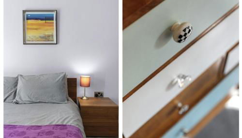 King beds apartment with en-suite, private balcony and elevator by iconic Portobello Market - Foto 5